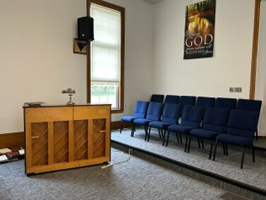 The Choir Chairs are set up<br /><br />10-23-2026