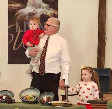 Pastor Harry and Grandchildren